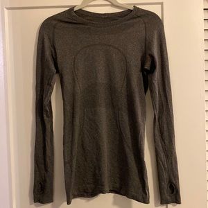 Dark gray lululemon long sleeve